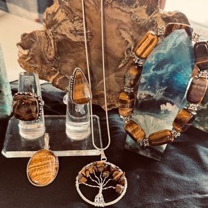 TIGERS EYE JEWELRY SET